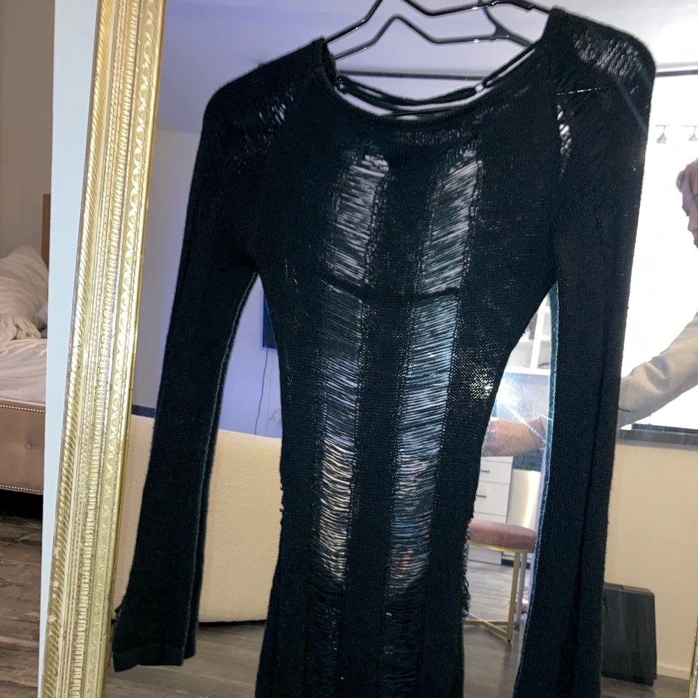 JADED LONDON umbra shredded dress!